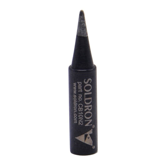CB10N2 BLACK CERAMIC COATED LONG LASTING MICRO SOLDERING IRON BITS FOR SOLDRON SOLDRON VARIABLE WATTAGE MICRO SOLDERING STATION AND SMPS VARIABLE WATTAGE MICRO SOLDERING STATION