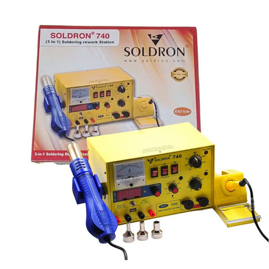 SOLDRON SL 740 3-IN-1 Hot Air  Soldering Station