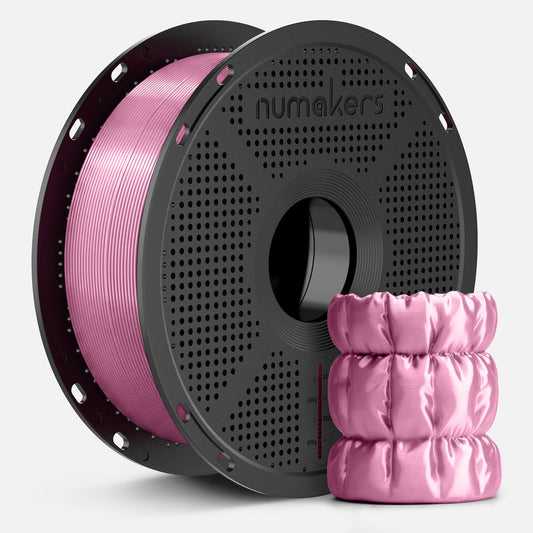 Numakers PLA Silk Filament – Pink – 1.75 mm / 1 kg
