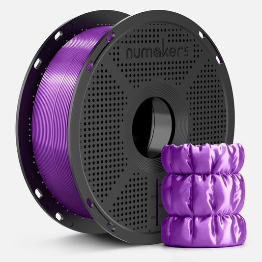 Numakers PLA Silk Filament – Purple – 1.75 mm / 1 kg