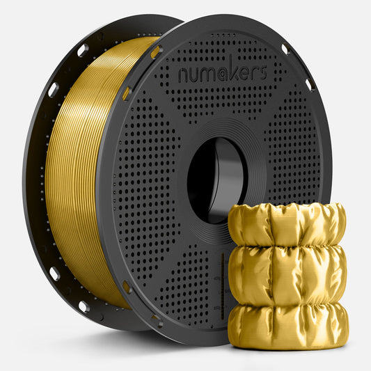 Numakers PLA Silk Filament – Antique Gold – 1.75 mm / 1 kg