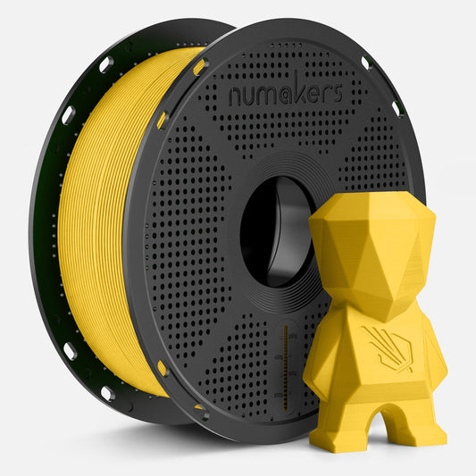 Numakers PLA+ filament Lemon Yellow, 1 kg spool, 1.75 mm