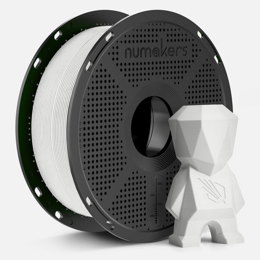 Numakers PLA+ filament Pure White, 1 kg spool, 1.75 mm