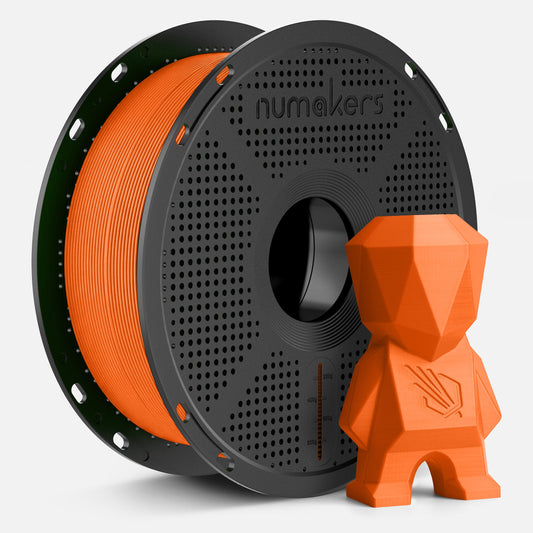 Numakers PLA+ filament Outrageous Orange, 1 kg spool, 1.75 mm