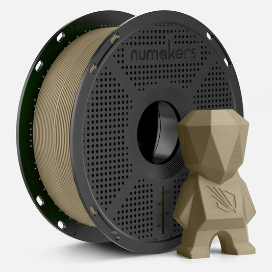 Numakers PLA+ filament Military Khaki, 1 kg spool, 1.75 mm