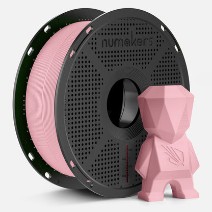 Numakers PLA+ filament Cotton Candy Pink, 1 kg spool, 1.75 mm