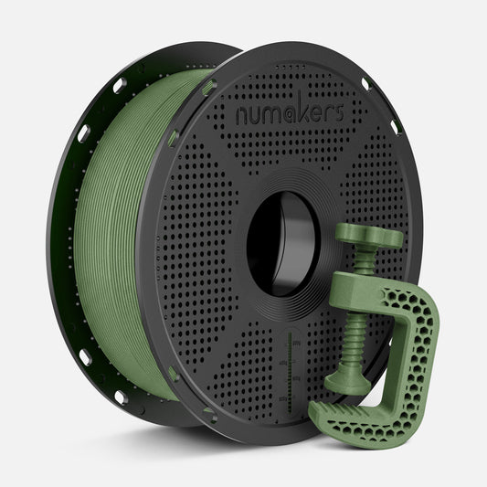 Numakers PETG-CF Filament – Tactical Green – 1.75 mm / 1 kg