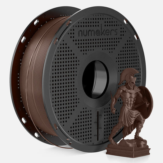 Numakers PLA Metallic Filament – Tungsten Brown – 1.75 mm / 1 kg