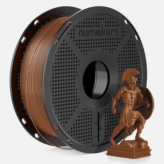 Numakers PLA Metallic Filament – Burnt Copper – 1.75 mm / 1 kg