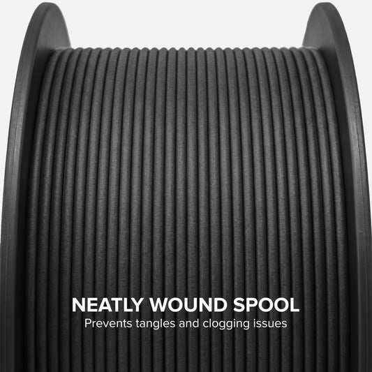 Numakers PETG-CF Filament – Pitch Black – 1.75 mm / 1 kg