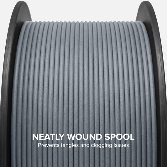 Numakers PETG-CF Filament – Volcanic Rock Gray – 1.75 mm / 1 kg