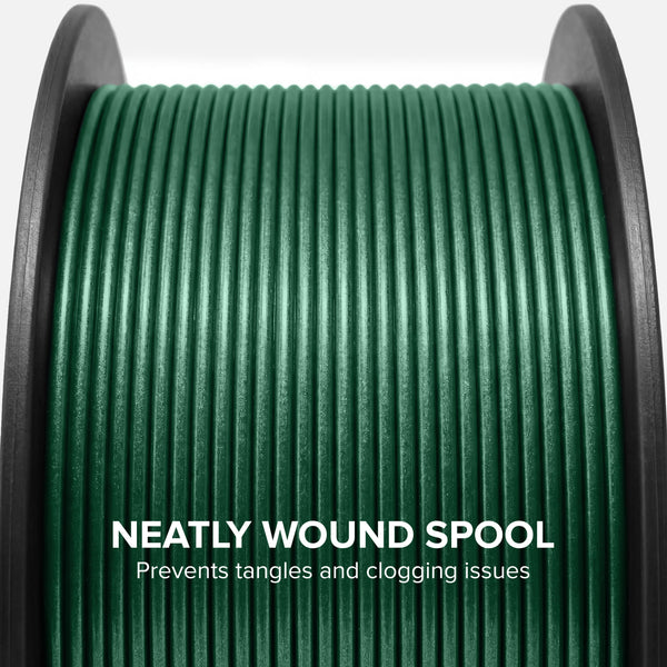Numakers PLA Metallic Filament – Ferrous Green – 1.75 mm / 1 kg