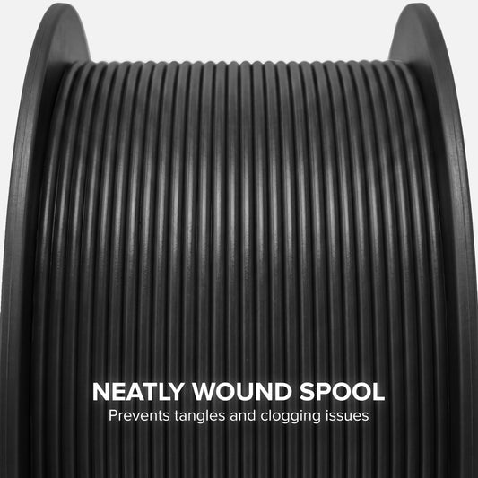 Numakers PLA+ Pitch Black filament spool, second view