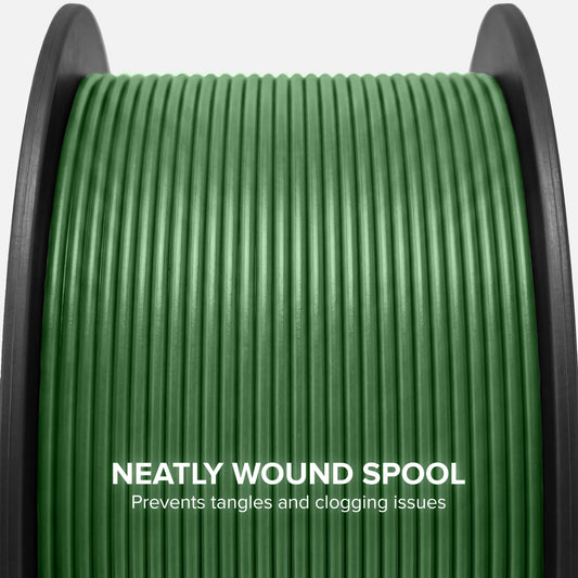 Numakers PLA+ Forest Green filament spool, second view
