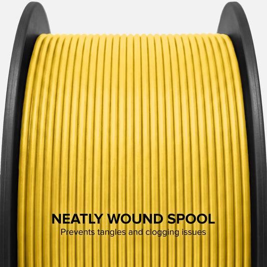 Numakers PLA+ Lemon Yellow filament spool, second view