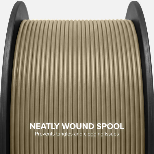 Numakers PLA+ Military Khaki filament spool, second view
