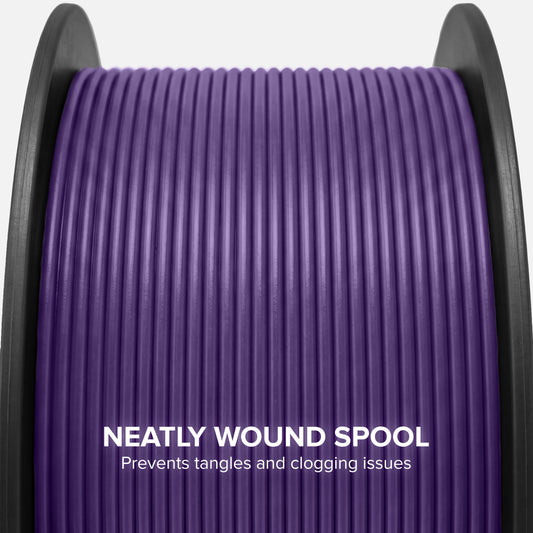 Numakers PLA+ Thanos Purple filament spool, second view