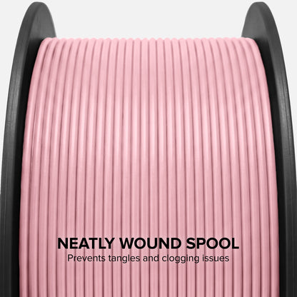Numakers PLA+ Cotton Candy Pink filament spool, second view