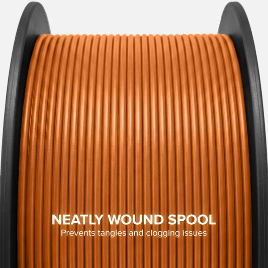 Numakers PLA+ Terracotta Orange filament spool, second view