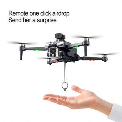 K19 Max GPS Drone with HD Gimbal Camera, Screen Remote, Return Home, Obstacle Avoidance & Airdrop Function