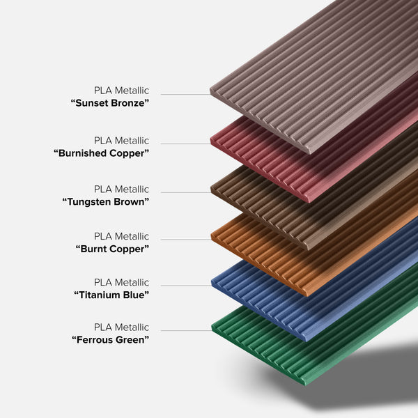 Numakers PLA Metallic Filament – Burnished Copper – 1.75 mm / 1 kg