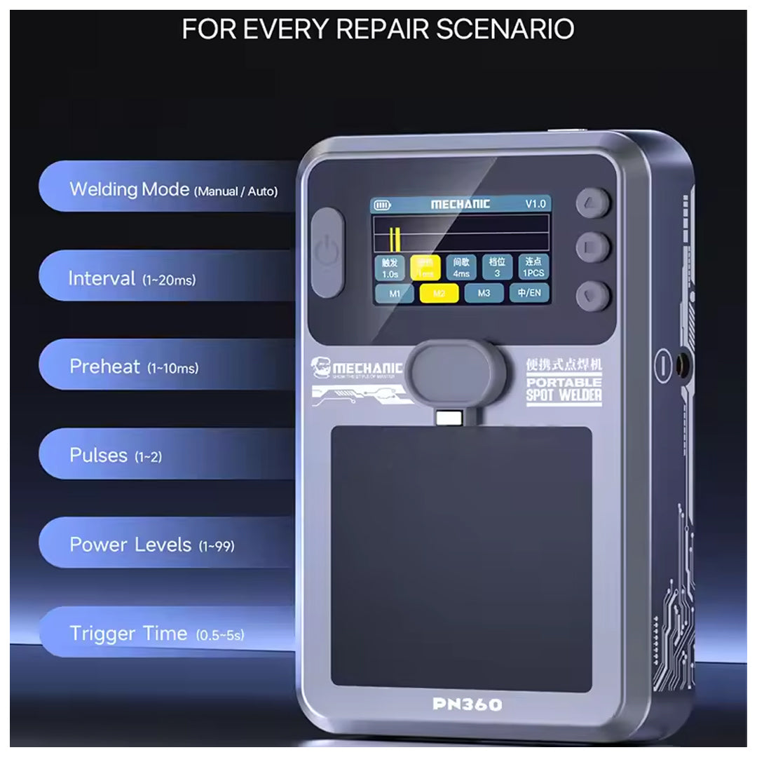MECHANIC PN360 PORTABLE DIGITAL BATTERY SPOT WELDER