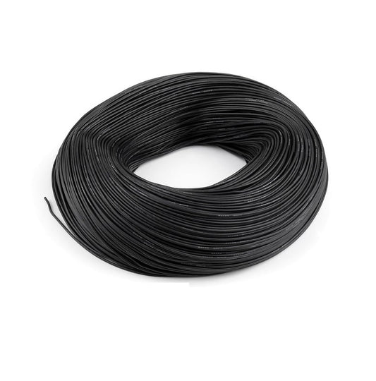 28 AWG Silicone Wire BLACK Ultra High Quality Super Flexible - 1 Meter