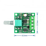 1.8V–12V 2A DC Motor PWM Speed Regulator