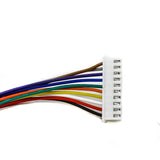 10 Pin JST-XH 2515 RMC Female Connector with wire 25cm - 2.54mm Pitch (1 Pc)