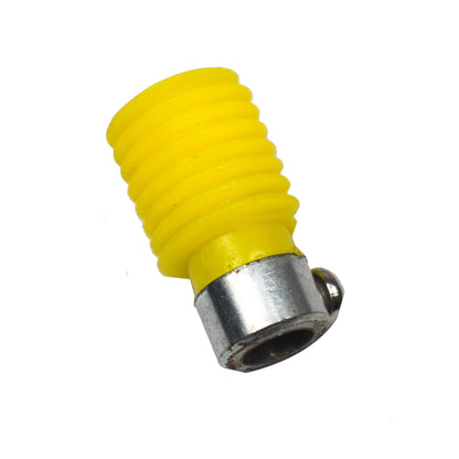 (THIN) 8 Teeth Worm Small Gear 6mm Shaft (Yellow)
