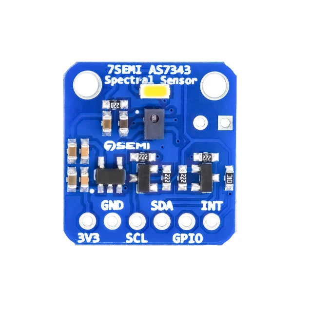 7Semi TCS3448 14-Channel Multi-Spectral Sensor Breakout Board | I²C Color & Ambient Light Sensor