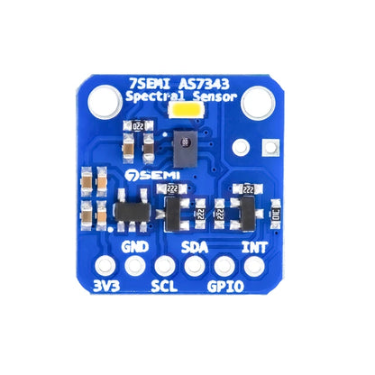 7Semi TCS3448 14-Channel Multi-Spectral Sensor Breakout Board | I²C Color & Ambient Light Sensor
