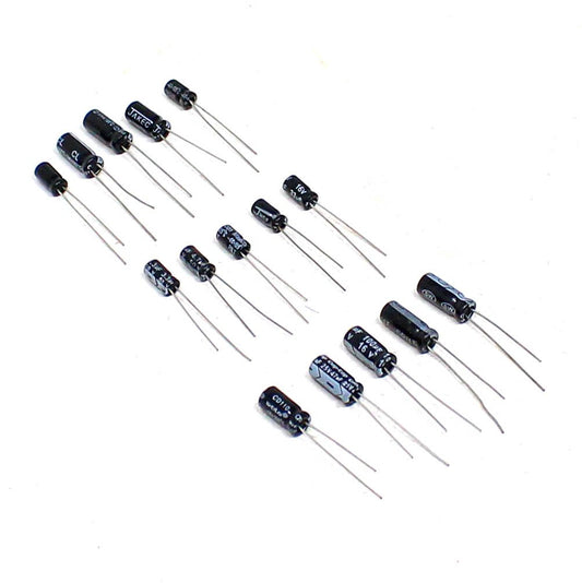 88 PCS Assorted Electrolytic Capacitor with Durable Plastic Storage Box