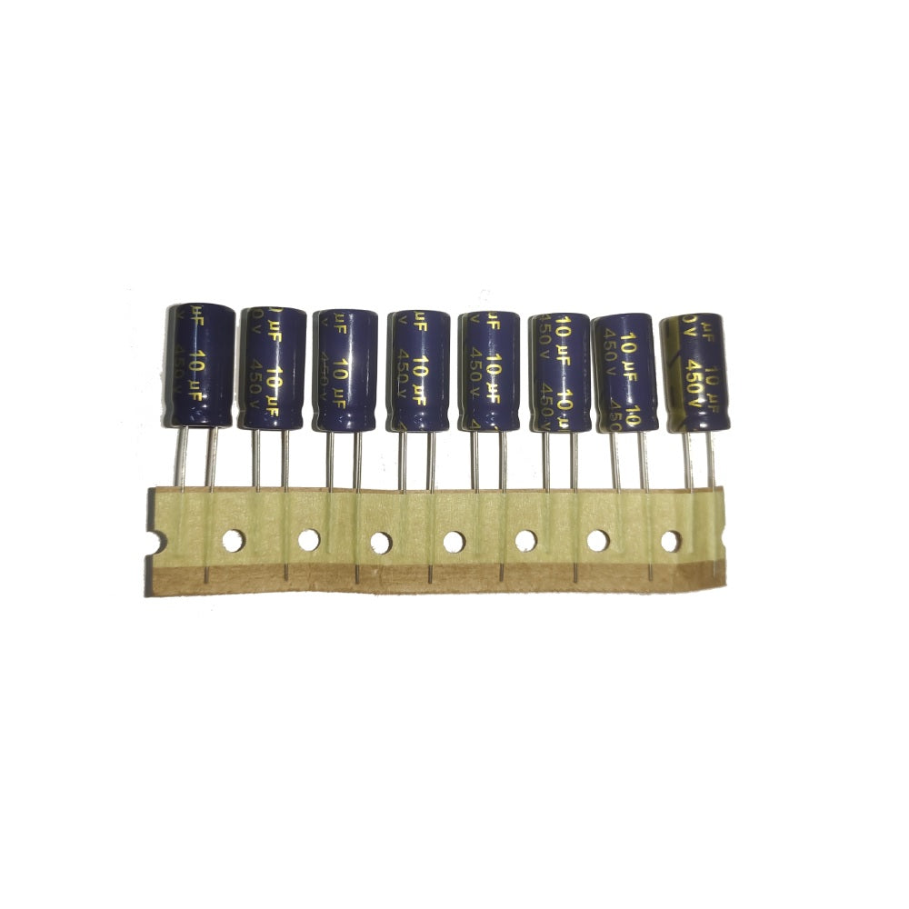 10uF 450V Electrolytic Capacitor (1 pc)