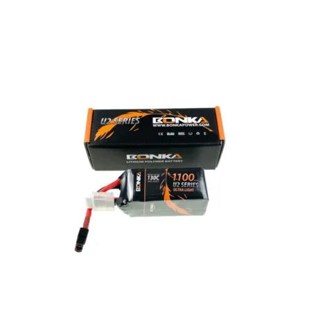 Bonka 22.2V 1300mAh 130C 6S FPV U2 Series Lithium Polymer Battery Pack