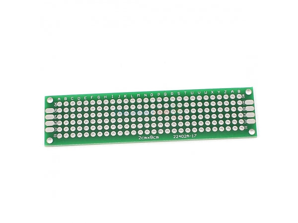 8x2 CM Single Sided Universal PCB Prototype Veroboard Green Board
