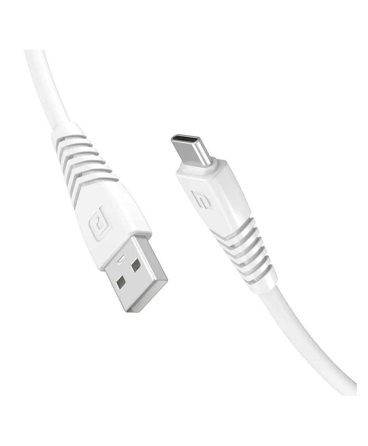 Portronics POR-1033 USB-A to Type-C Data Cable 1 m Length (White)