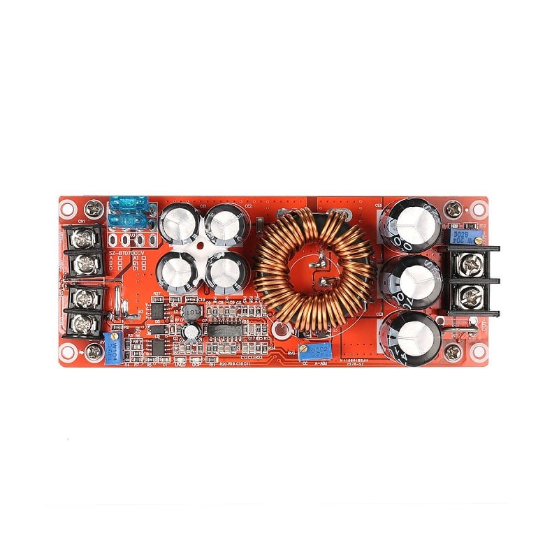 1200w 20a DC DC Boost Step Up Converter 8-60V to 12-83V