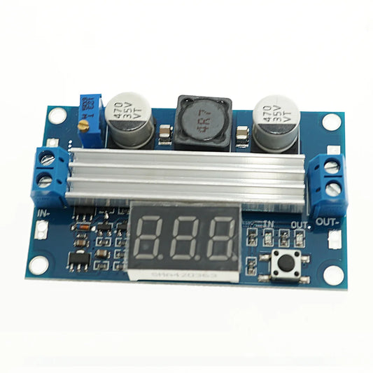 LTC1871 DC-DC High Power Adjustable Step-up Module 100W with Digital Voltmeter