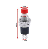 PBS 110 Red Panel Mount Momentary Reset Push Button Switch (1 Pc)