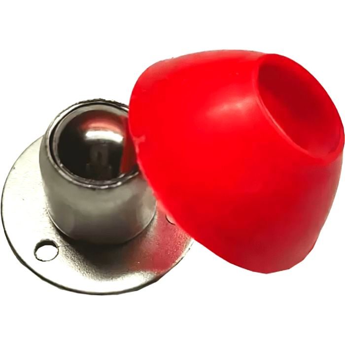 Metal Ball Caster Wheel- Red