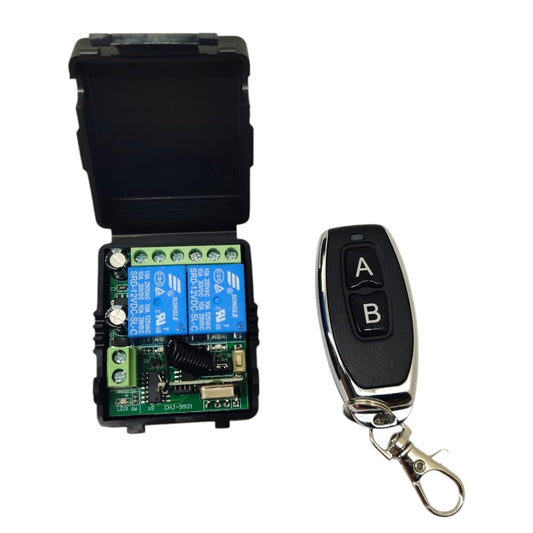 12V 10A 2 CHANNEL RF Wireless Remote Control Switch Relay Module