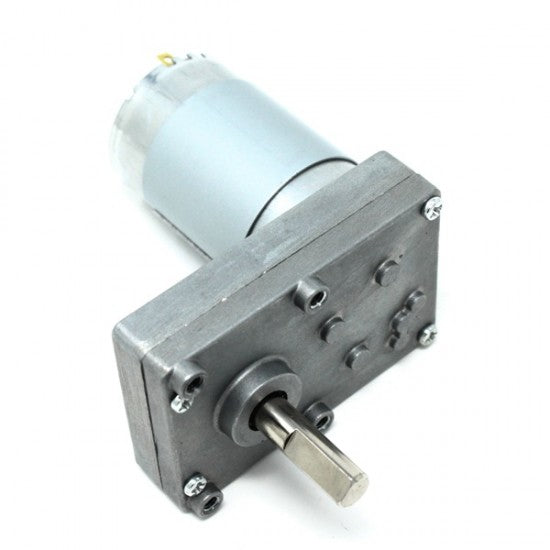 150 RPM 12v DC Rectangular Gear Box Motor ( Small Gear Box )
