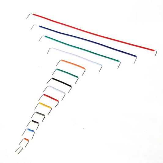 140 pcs U Shape Solderless Breadboard Jumper Cable Wire Kit