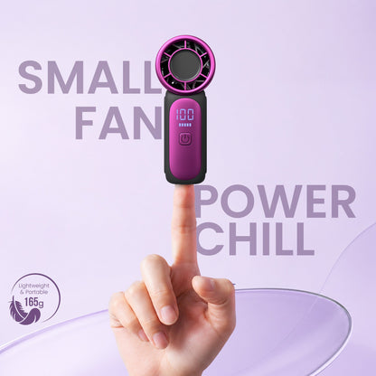 Portronics POR-3523 Toofan Nano Rechargeable Mini High-Speed Handheld Fan (Dark Grey)