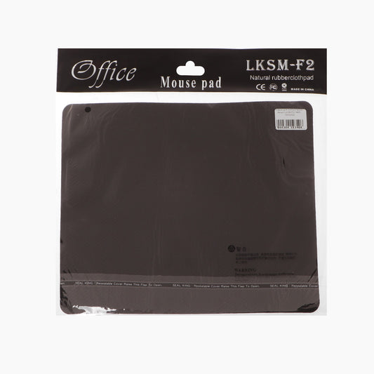 Black Mouse Pad LKSM-F2 (Natural Rubber cloth Pad)
