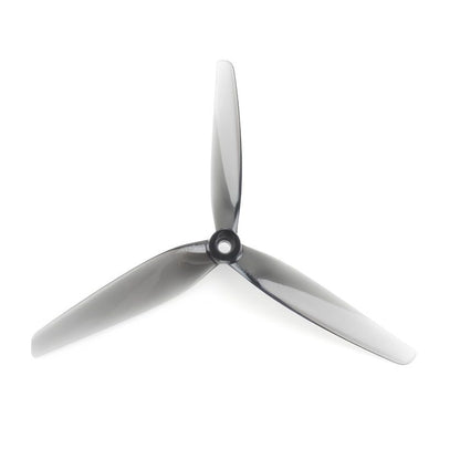 HQ MacroQuad Prop 7X4X3 (2 CW + 2 CCW) Poly Carbonate Triblade Propeller Light Grey