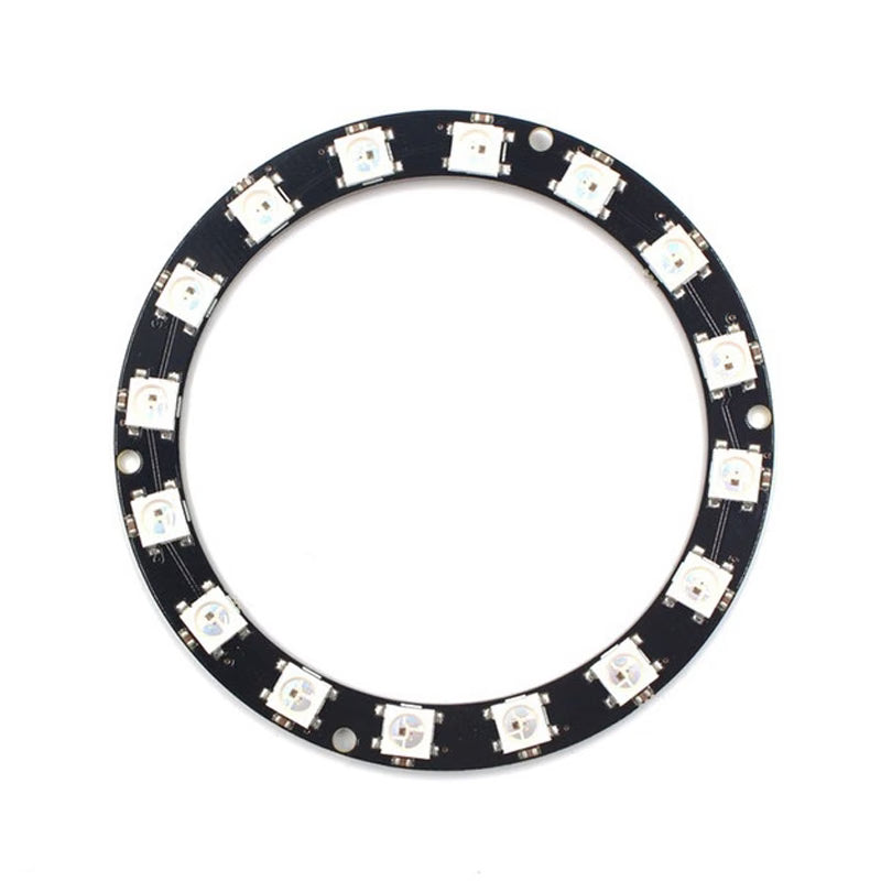 16Bit WS2812B 5050 RGB LED Built-in Full Color Driving Lights Circular Development Board