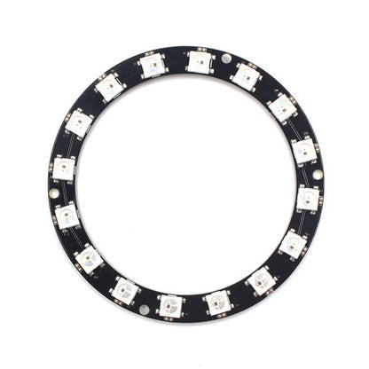 16Bit WS2812B 5050 RGB LED Built-in Full Color Driving Lights Circular Development Board