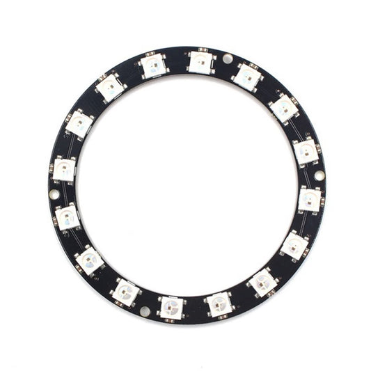 16Bit WS2812B 5050 RGB LED Built-in Full Color Driving Lights Circular Development Board